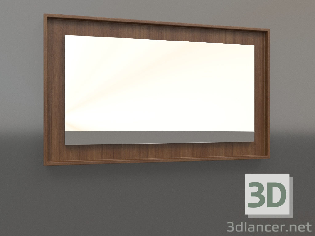 modello 3D Specchio ZL 18 (750x450, legno marrone chiaro) - anteprima