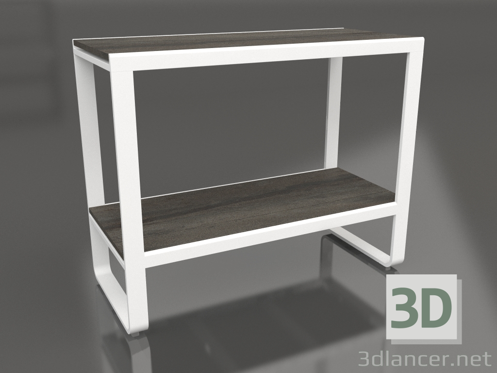 3d model Shelf 90 (DEKTON Radium, White) - preview