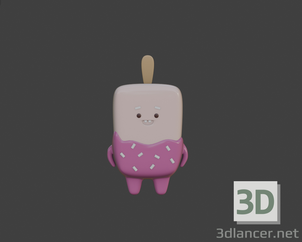 modello 3D di Ghiacciolo comprare - rendering