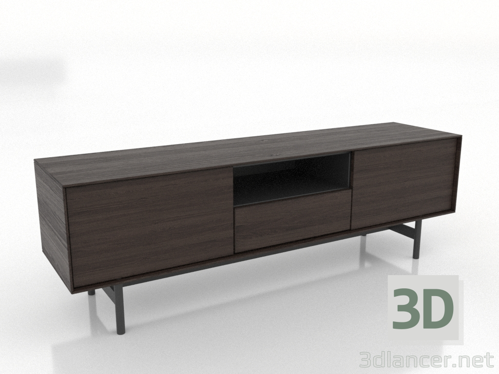 3d модель Тумба ТВ 1450 мм (пепельный орех) – превью 3d модель Тумба ТВ 1450 мм (пепельный орех) – превью
