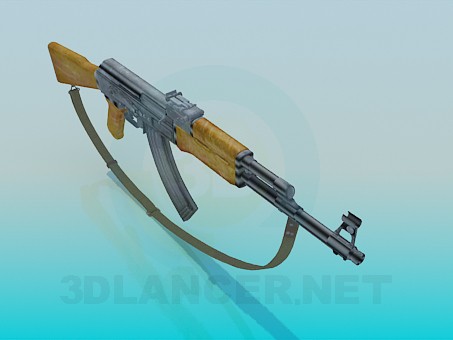 3d model AK - preview