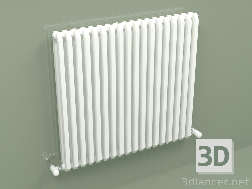 3D Modell Kühler SAX 2 (H 680 18 EL, Standardweiß) - Vorschau