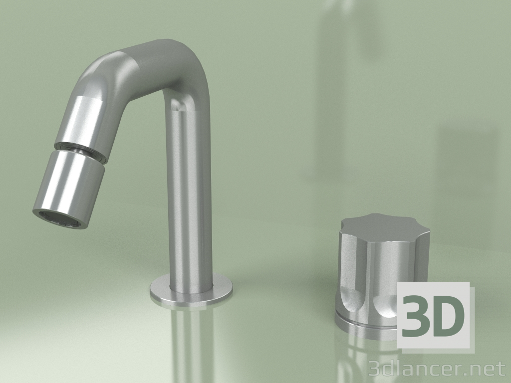 3D modeli 133 mm (17 36 T, AS) ayarlanabilir ağzı olan 2 delikli musluk - önizleme
