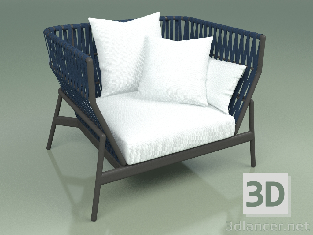 modèle 3D Canapé 101 (Ceinture Bleue) - preview