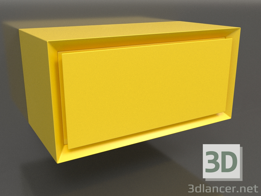 3D modeli Kabin TM 011 (400x200x200, parlak sarı) - önizleme