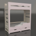 modèle 3D Lit superposé MODE HR (UPDHR0) - preview