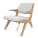 3 डी मॉडल लकड़ी के फ्रेम के साथ लाउंज कुर्सी (हल्का ओक) - पूर्वावलोकन