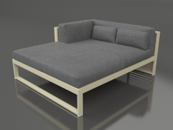 XL modular sofa, section 2 left (Gold)
