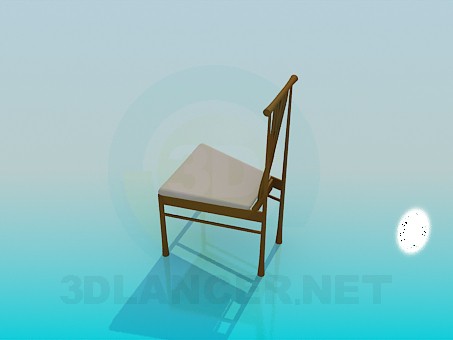 3d модель Стілець з палітуркою – превью 3d модель Стілець з палітуркою – превью