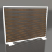 3d model Partition made of artificial wood and aluminum 150x110 (Teak, White) - preview