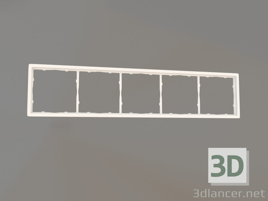 3d model Frame 5-a (matte white, DA21533) R98 - preview