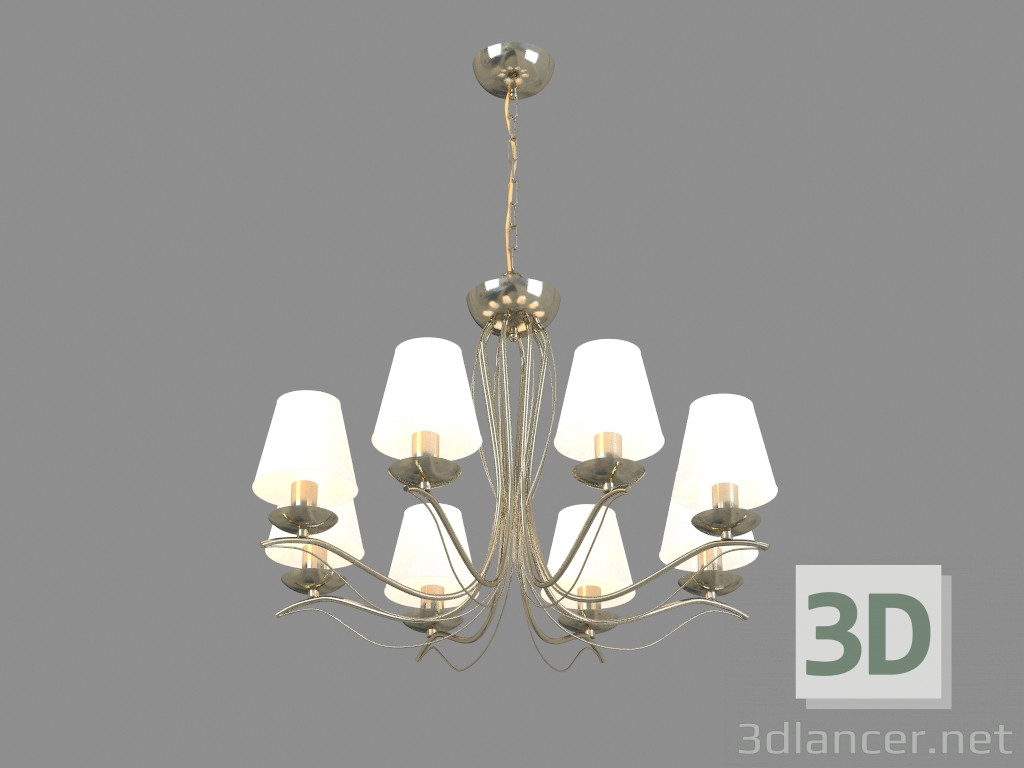 Modelo 3d Chandelier A9521LM-8AB - preview