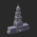 3D modeli Diveevo. Çan kulesi - önizleme