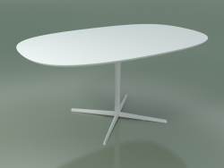 Oval table 0791 (H 74 - 100x158 cm, F01, V12)