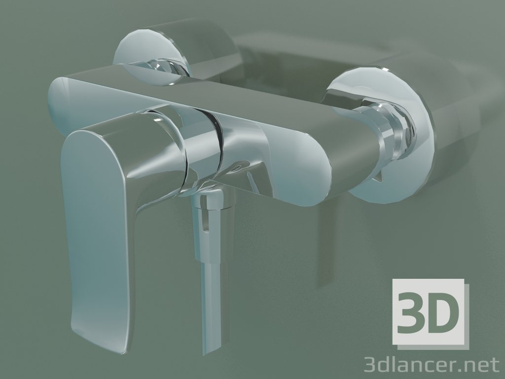 modello 3D Miscelatore monocomando doccia (31680000) - anteprima