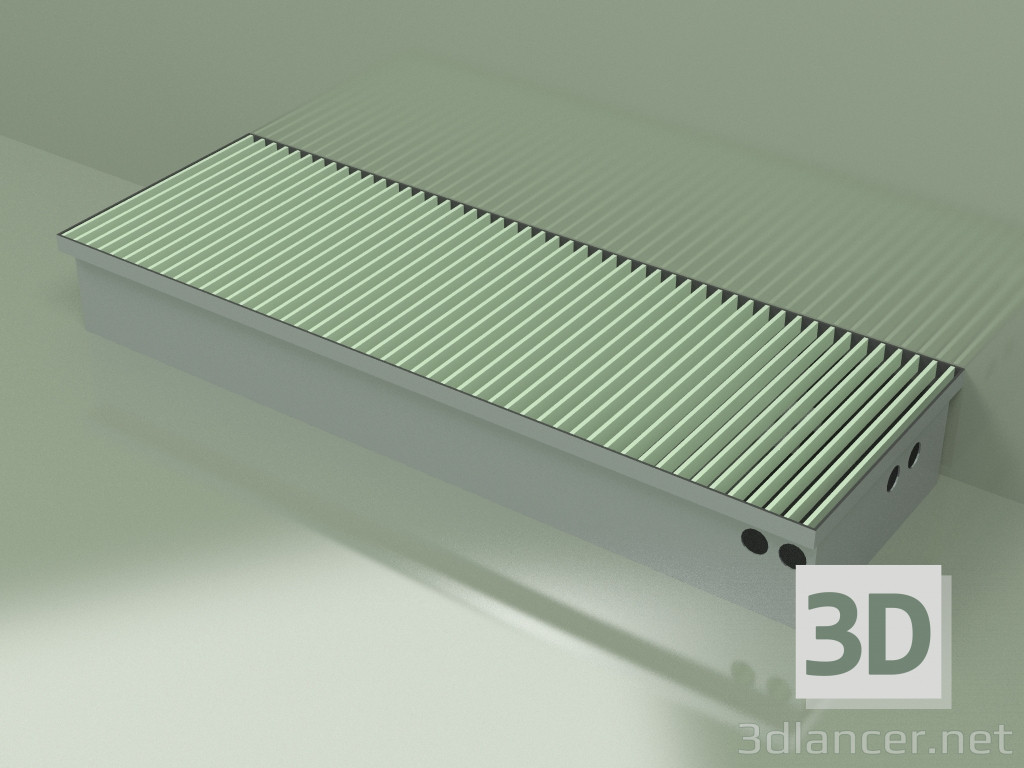 3D modeli Kanal konvektörü - Aquilo F1Т (340x1000x140, RAL 6019) - önizleme