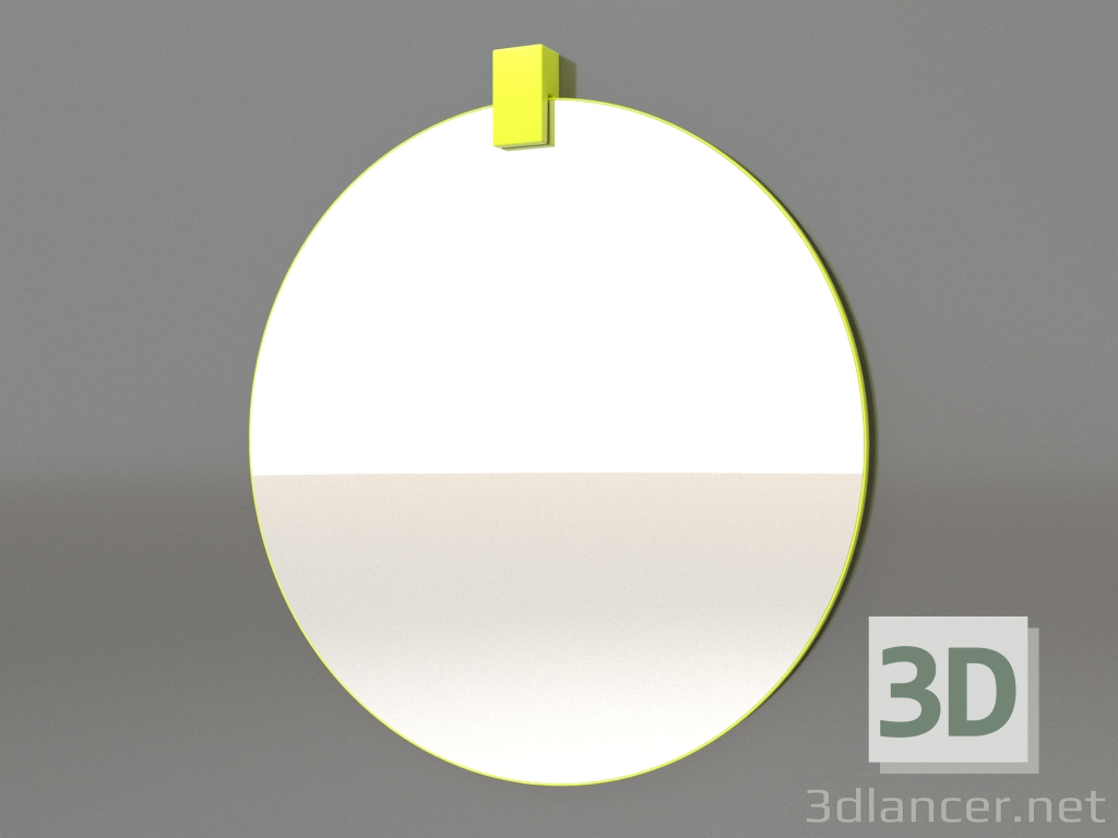 modèle 3D Miroir ZL 04 (d=500, vert clair) - preview