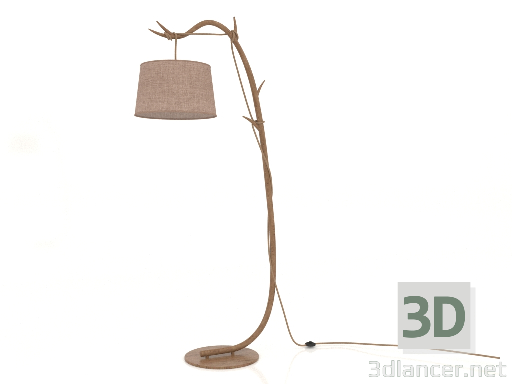 3d model Floor lamp (6182) - preview