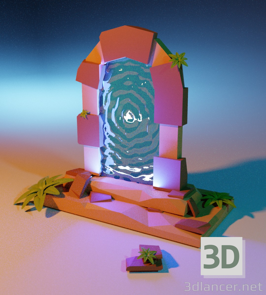 3D modeli Portal - önizleme