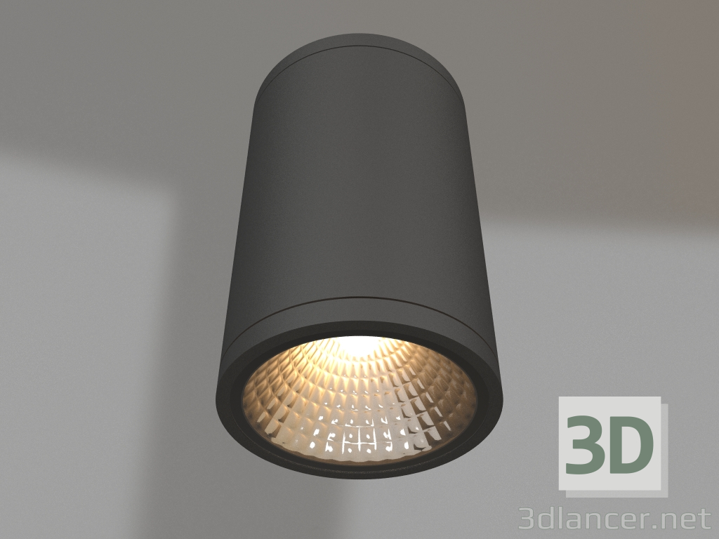 3D Modell Lampe LGD-FORMA-SURFACE-R90-12W Warm3000 (GR, 44 Grad, 230V) - Vorschau