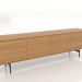 modèle 3D Meuble TV LARGE 2000 mm (chêne naturel) - preview