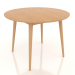modèle 3D Table à manger ronde Ekarma 1000 mm (chêne naturel) - preview