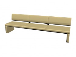 Bench with back RB220 2