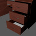 3d model escritorio de la computadora - vista previa