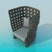 3D modeli Koltuk yastık ile - önizleme
