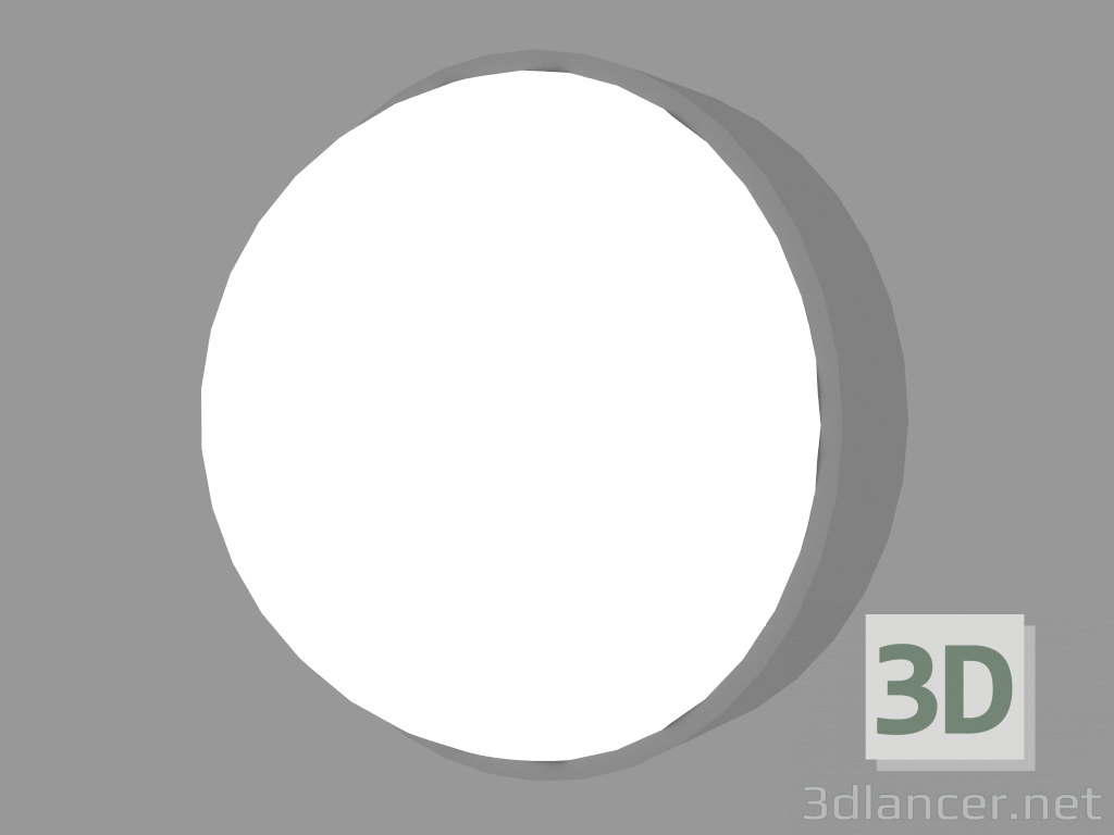 3d model Wall lamp PLAFONIERE ROUND WITH RING (S18) - preview
