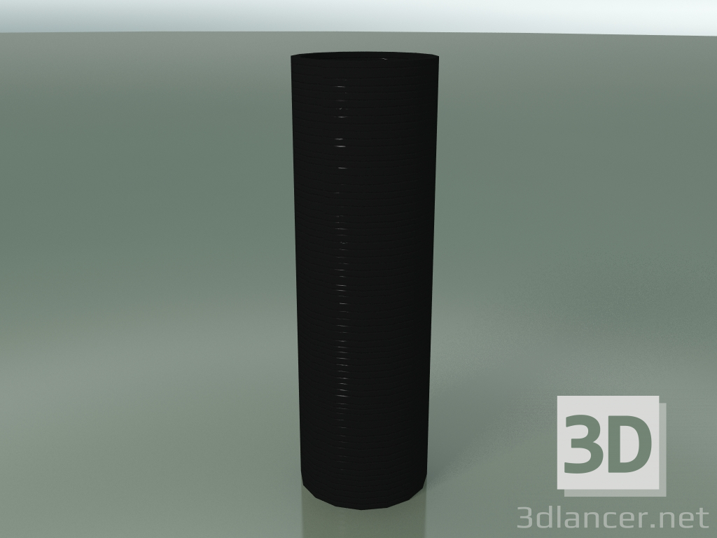 modello 3D Vaso Cilinder vaso serie sogno africano (H 41 cm) - anteprima