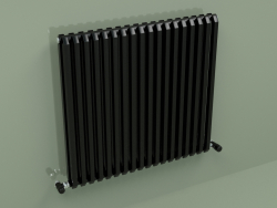 Радиатор SAX 2 (H 680 18 EL, Black - RAL 9005)