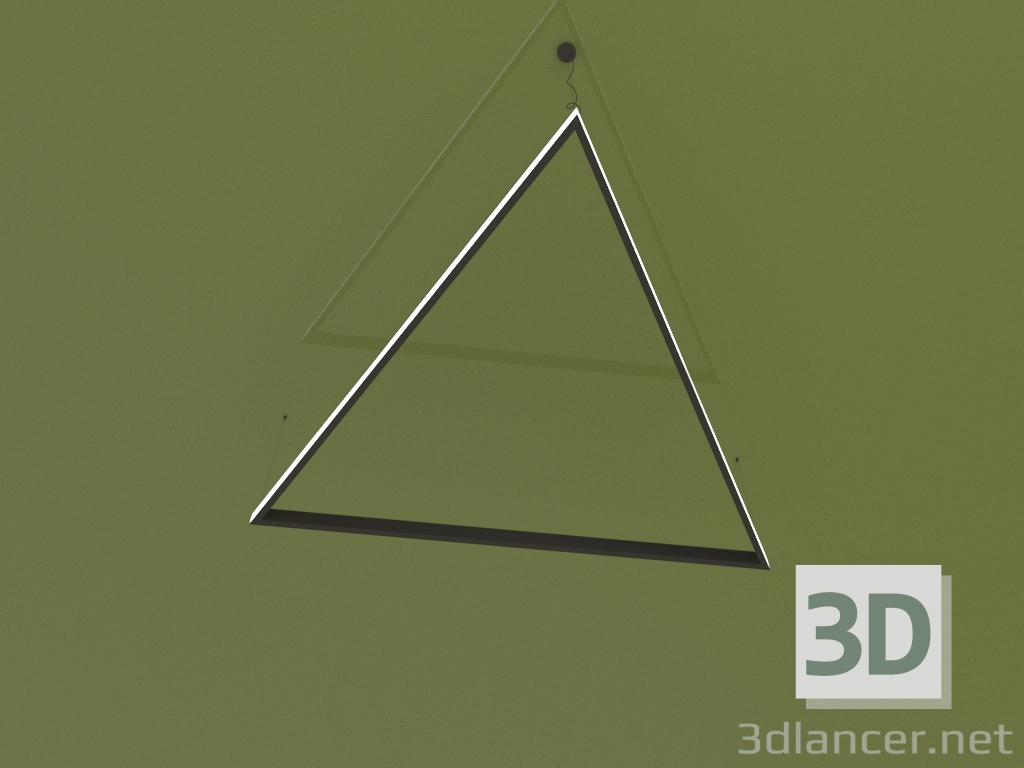 3D Modell Leuchte TRIANGOLO SIDE (1695 mm) - Vorschau