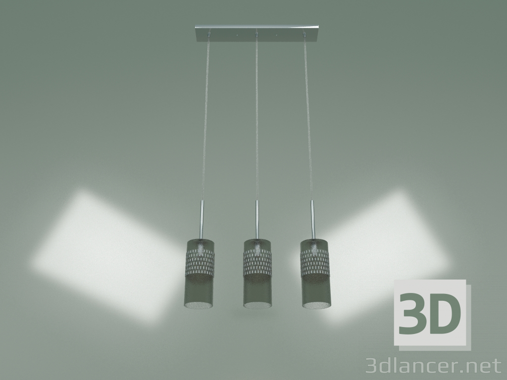 3d model Pendant lamp 50148-3 (chrome) - preview