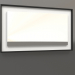 Modelo 3d Espelho ZL 18 (750x450, branco, madeira preta) - preview