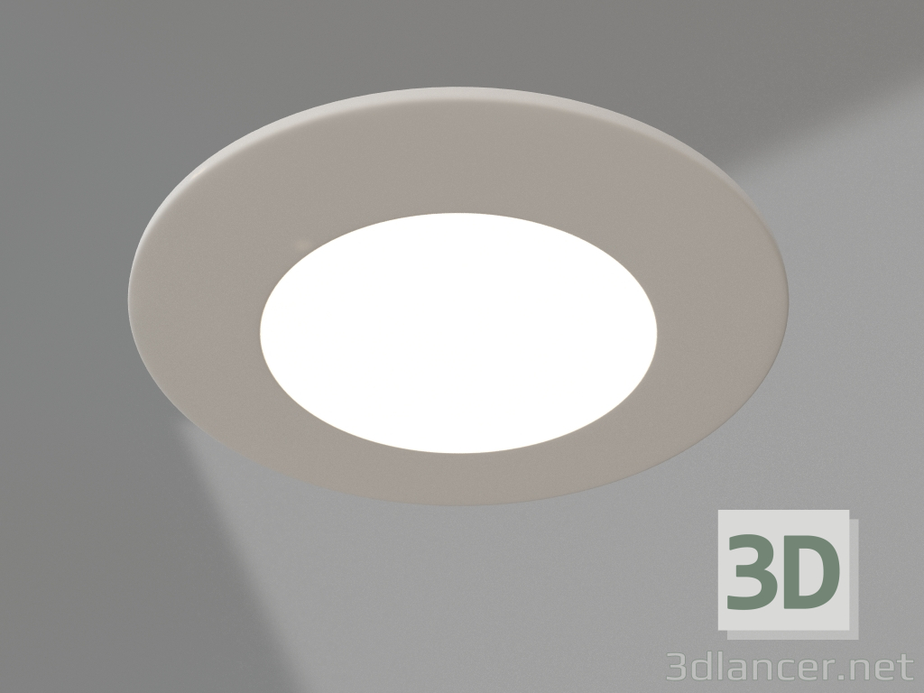 modello 3D Lampada DL-85M-4W Bianco caldo - anteprima