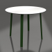 3D modeli Yuvarlak yemek masası Ø90 (Şişe yeşili) - önizleme