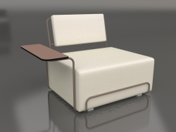 Кресло для отдыха с подлокотником левым (Bronze)