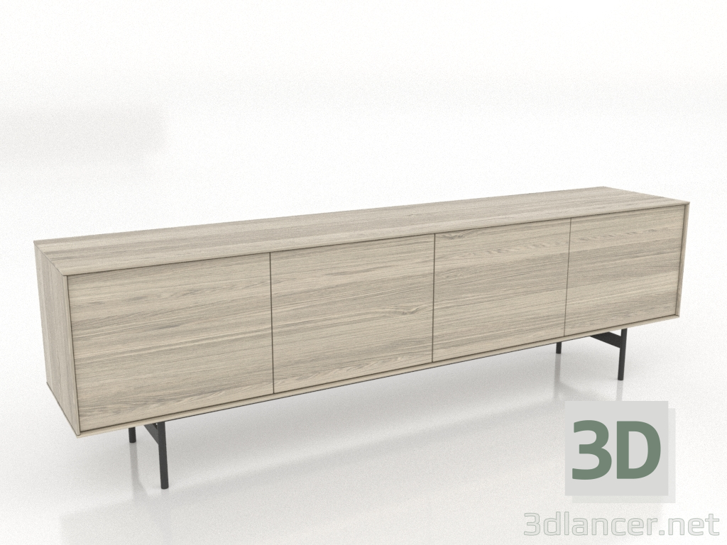 3D modeli TV sehpası BÜYÜK 2000 mm (açık meşe) - önizleme 3D modeli TV sehpası BÜYÜK 2000 mm (açık meşe) - önizleme