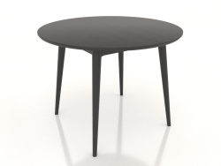 Mesa de comedor Ekarma redonda 1000 mm (Roble negro)