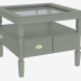 modello 3D Tavolino con cassetti FS1111 - anteprima