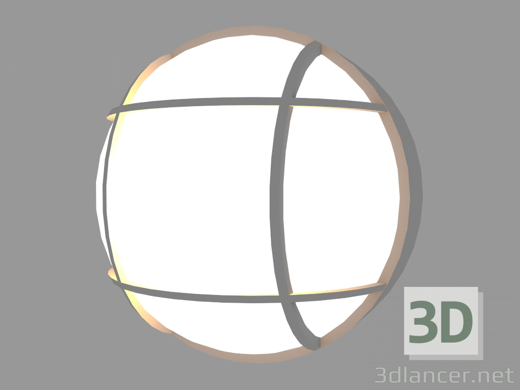 3D modeli Duvar lambası PLAFONIERE YUVARLAK (S18G) - önizleme
