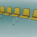 3D modeli Yedek beş koltuklu tezgah (K31L5) - önizleme