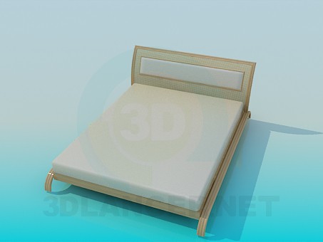 modello 3D Letto - anteprima