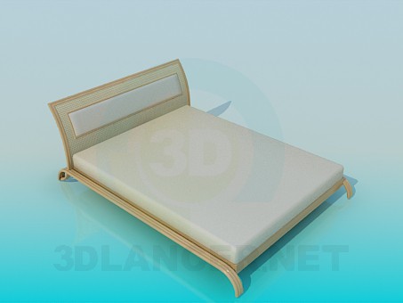 modelo 3D Cama - escuchar modelo 3D Cama - escuchar