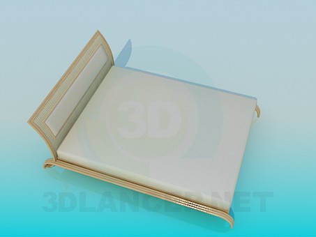 modelo 3D Cama - escuchar modelo 3D Cama - escuchar