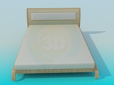 modelo 3D Cama - escuchar modelo 3D Cama - escuchar