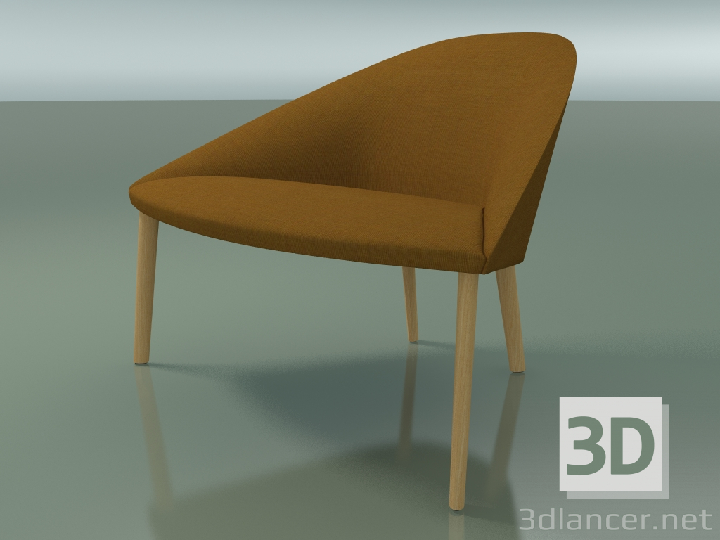 3 डी मॉडल आर्मचेयर 4304 (एम -96 सेमी, 4 लकड़ी के पैर, प्राकृतिक ओक) - पूर्वावलोकन
