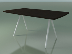 Стол со столешницей в форме мыла 5431 (H 74 - 90x160 cm, ножки 150 °, veneered L21 venge, V12)