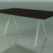 modèle 3D Table en forme de savon 5431 (H 74 - 90x160 cm, pieds 150 °, plaqué L21 venge, V12) - preview